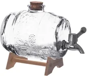 Akcesoria gastronomiczne - Orion Beczka szklana słój słoik z kranikiem antałek 1L - miniaturka - grafika 1