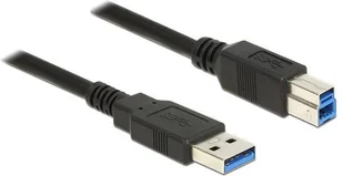 Delock Kabel USB 3.0 2m AM-BM czarny 85068 - Kable USB - miniaturka - grafika 2