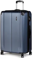 Walizki - Travelite Duża Twarda Walizka City 73049-20 Granatowy - miniaturka - grafika 1
