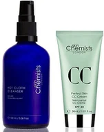 Kremy do twarzy - skinChemists Perfect Skin CC Cream Light with SPF 30 and Hot Cloth do czyszczenia, 100 ML SCCCLHOTC - miniaturka - grafika 1
