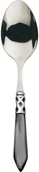 Łyżki - Casa Bugatti Aladdin Nero 24 Cm Łyżka Do Warzyw I Mięsa Ze Stali Nierdzewnej - miniaturka - grafika 1