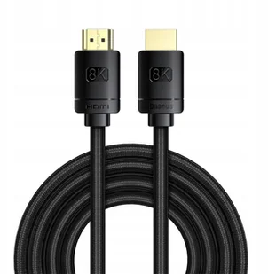 Baseus Baseus kabel HDMI 2.1 8K 60 Hz 48 Gbps / 4K 120 Hz / 2K 144 Hz 3D eARC QMS Dynamic HDR VRR ALLM 3 m czarny (CAKGQ-L01) CAKGQ-L01 - Kable komputerowe i do monitorów Baseus Baseus kabel HDMI 2.1 8K 60 Hz 48 Gbps / 4K 120 Hz / 2K 144 Hz 3D eARC QMS Dynamic HDR VRR ALLM 3 m czarny (CAKGQ-L01) CAKGQ-L01 - Kable komputerowe i do monitorów - miniaturka - grafika 3