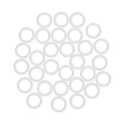 Akcesoria do wystroju okien - UH kółka bez haczyków, białe - miniaturka - grafika 1