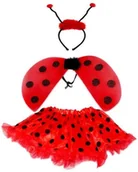 Dodatki do strojów karnawałowych - KRASZEK Zestaw "Biedronka", KRASZEK EKGM007 - miniaturka - grafika 1