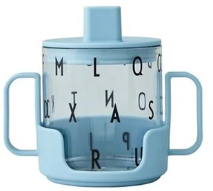 Design Letters Kubek dziecięcy Grow błękitny z tritanu i szkła 3 el. 20103008LIGHTBLUE - Kubki dla dzieci - miniaturka - grafika 2