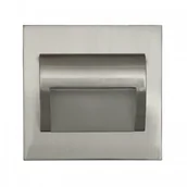 Oprawy, klosze i abażury - PremiumLUX OPRAWA SCHODOWA LED BERYL NIKIEL SATYNA BIAŁA CIEPŁA LUX00654 - miniaturka - grafika 1