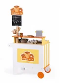 Zabawki AGD - Janod Mobilna drewniana cukiernia z 40 akcesoriami - miniaturka - grafika 1