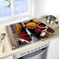 Inne naczynia kuchenne - Wenko Zestaw płyt ochronnych na kuchenkę 52x30x0,5 cm, 2 szt. - miniaturka - grafika 1