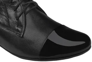 VERONII Półbuty damskie VERONII 3681 Czarne Casual 52416 - Półbuty damskie - miniaturka - grafika 5