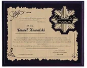 Gadżety dla kibiców - UPOMINKARNIA Dyplom Z Tworzywa Sztucznego Z Laminatem Grawerowany victoriasport-HG157/G-0 - miniaturka - grafika 1