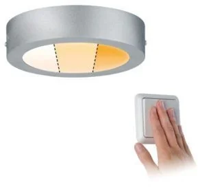 Paulmann WallCeiling Carpo panelLED WarmDim170mm 10,2W Chrom-mat 230V metal 79789 - Lampy sufitowe - miniaturka - grafika 2