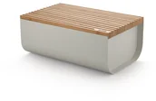Chlebaki - Alessi MATTINA Pojemnik na Pieczywo - Chlebak z Deską - Szary BG03 WG - miniaturka - grafika 1