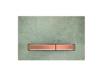 Przyciski spłukujące - Geberit Sigma50 Przycisk spłukujący imitacja betonu/czerwone złoto 115.670.JV.2 - miniaturka - grafika 1