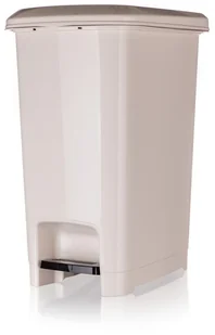 Banquet Kosz na śmieci pedałowy STEP 40 l, kremowy - Kosze na śmieci Banquet Kosz na śmieci pedałowy STEP 40 l, kremowy - Kosze na śmieci - miniaturka - grafika 1