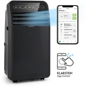 Klimatyzatory - Klarstein Metrobreeze New York Smart 7k, klimatyzator przenośny, 7000 BTU/2,1 kW, klasa efektywności energetycznej A, pilot zdalnego sterowania DXJ2-MtrbrzNYSmrt7KW - miniaturka - grafika 1