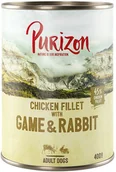 Mokra karma dla psów - Purizon Purizon Adult, 6 x 400 g - Pakiet mieszany - miniaturka - grafika 1