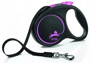 Flexi smycz automatyczna Black Design 5m 25 - Smycze dla psów - miniaturka - grafika 2