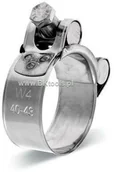 Akcesoria do urządzeń ogrodniczych - Dg Clamps Dg Clamps Opaska obejma przemysłowa GBS Silver W4 37/20 36-39 mm - miniaturka - grafika 1