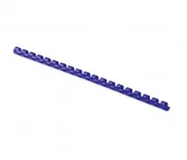 Okładki do laminatorów i bindownic - Fellowes Grzbiety plastikowe okrągłe: 21-40 kartek - 8 mm niebieski 5345506 - miniaturka - grafika 1