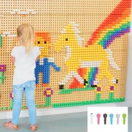 Tablice dla dzieci - Masterkidz MASTERKIDZ Kołeczki Do Tablicy 512 Szt. 6 Kolorów - miniaturka - grafika 1