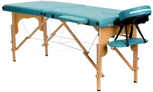 BODYFIT Łóżko do masażu 2 segmentowe BODYFIT, turkusowe, 216x82 cm - Łóżka - miniaturka - grafika 5