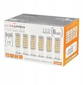 Żarówki LED - LEDlumen Zestaw 6x Żarówka Led Mini G9 6W=50W Smd - miniaturka - grafika 1
