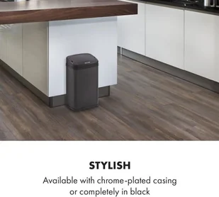 FENIKS Klarstein Klarstein Cleansmann, czujnik, 30 litrów, na worki na śmieci, ABS, czarny KG15-CleansmannB30l - Kosze na śmieci - miniaturka - grafika 2