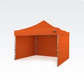 Pawilony ogrodowe - BRIMO Namiot Handlowy 3x3m - plus 3 ściany - Pomarańczowy - miniaturka - grafika 1