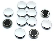 Dekoracje domu - First4magnets first4magnets f4 m30 Silver średnich efekt plakat/magnes, o średnicy 30 MM X 8 MM wysokości, 1 opakowanie do planowania z 12, metalowa, srebrna, 25 x 10 x 3 cm F4M30-SILVER-1 - miniaturka - grafika 1