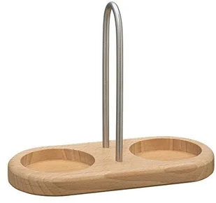 Zassenhaus Bukowa podstawka pod młynki z uchwytem, jasna, Zassenhaus ZS-036046 - Pozostałe akcesoria kuchenne - miniaturka - grafika 2