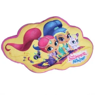 Euroswan Euroswan Poduszka welurowa Shimmer and Shine - Kołdry i poduszki dla dzieci - miniaturka - grafika 2