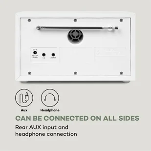 Auna Ambient Biało-Srebrne - Radia - miniaturka - grafika 6