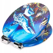 Deski sedesowe - Deska Wc Wolnoopadająca Sedesowa Klozetowa Mdf - miniaturka - grafika 1