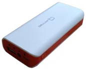Powerbanki - Quantec Power Bank LPB-201 biało-pomarańczowy GSM-0002 - miniaturka - grafika 1