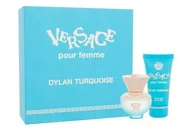 Zestawy kosmetyków damskich - Versace Dylan Turquoise zestaw EDT 30 ml + żel do ciała 50 ml dla kobiet - miniaturka - grafika 1