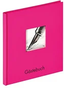 Albumy fotograficzne - Walther wzornictwo księga gości, Rosa, 23 x 25 cm GB-205-Q - miniaturka - grafika 1