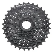 Kasety rowerowe - SHIMANO Kaseta Altus CS-HG31 czarny / Ilość biegów: 8 / Stopniowanie: 11-30 ACSHG318130 - miniaturka - grafika 1