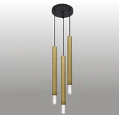 Lampy sufitowe - Lumen Light Lampa wisząca Kuga 3 XL patyna 3522 - miniaturka - grafika 1