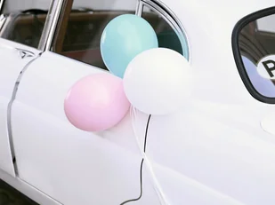 Party Deco Zestaw dekoracji samochodowych Love - 5 elem. ZDS3-000 - Wesele i ślub - miniaturka - grafika 3