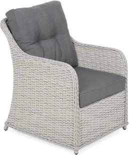 HOME &amp; GARDEN Meble ogrodowe technorattanowe Bergamo White / Grey 645958 - Meble ogrodowe - miniaturka - grafika 6