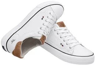 Mustang Trampki 48C0033 Białe 1272-301-1 Weiss 21336 - Trampki damskie - miniaturka - grafika 2