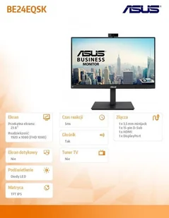 Asus BE24EQSK Grafitowy - Monitory - miniaturka - grafika 6