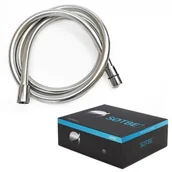 Węże prysznicowe - SOTBE SOTBE LARK gładki wąż prysznicowy 150 cm. Kolor chrom LAR-SOH-24381352 - miniaturka - grafika 1