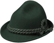 Czapki dla dzieci - Kapelusz Myśliwski Dziecięcy z Filcu Wełnianego, zielony, 49 cm - miniaturka - grafika 1