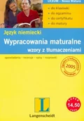 Książki do nauki języka niemieckiego - Język Niemiecki. Wypracowania Maturalne. Wzory z Tłumaczeniami - miniaturka - grafika 1