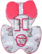 Akcesoria do fotelików - Wkładka Materacyk Poduszka do Fotelika zestaw - miniaturka - grafika 1