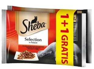 Sheba Selection Soczyste smaki - saszetki 4+4 gratis 8x85g - Mokra karma dla kotów - miniaturka - grafika 3