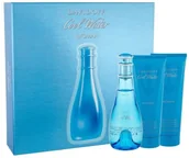 Zestawy perfum damskich - Davidoff Cool Water Woman woda toaletowa spray 100ml + balsam do ciała 75ml + żel pod prysznic 75ml Zestaw) - miniaturka - grafika 1