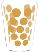 Szklanki - Zak! DESIGNS Zestaw 2 szklanek z łyżeczkami 200ml DESIGNS złoty 2305-R690 - miniaturka - grafika 1