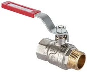 Zawory i kraniki - CALIDO Zawór kulowy GW/GZ 1/2" rączka z okienkiem CALIDO - miniaturka - grafika 1